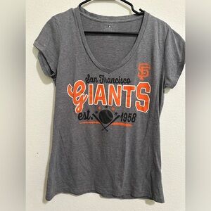 San Francisco Giants Gray Womens T-Shirt